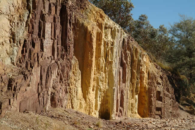 Ochre Pit, MacDonnell Ranges, Northern Territory, Australia.