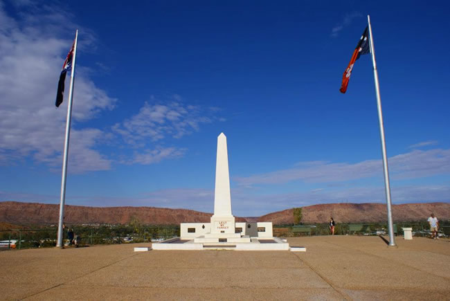 ANZAC memorial, Alice Springs, Northern Territory, Australia