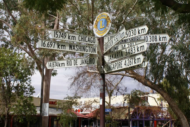 Where to now? Alice Springs, Northern Territory, Australia.