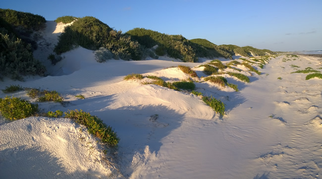 A beautiful but lonely beach near the Eyre Bird Observatory, Eyre, Western Australia.