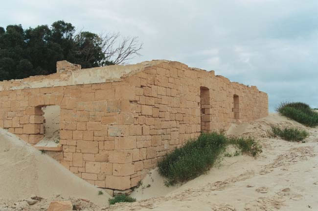The ruins of the old Telegraph Station in 2004, at Eucla, Western Australia.