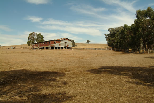 Shearing shed, Redesdale, central Victoria, Australia.