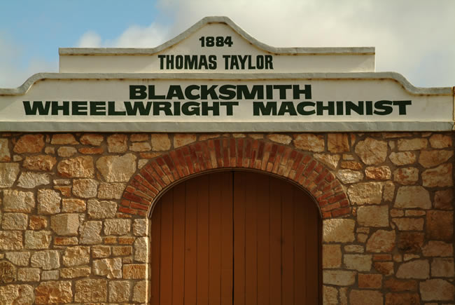 Blacksmith shop, Terowie township, South Australia.