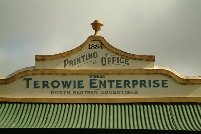 Printing Office, Terowie township, South Australia.
