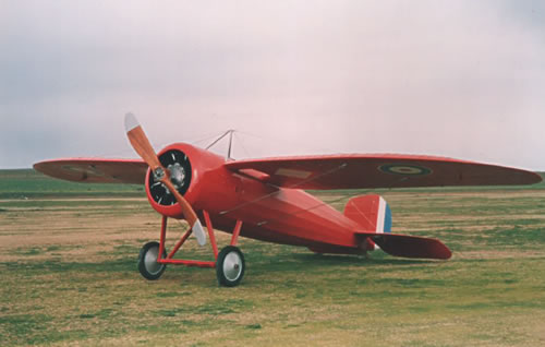 Harry Butler's plane - the 'Red Devil'.