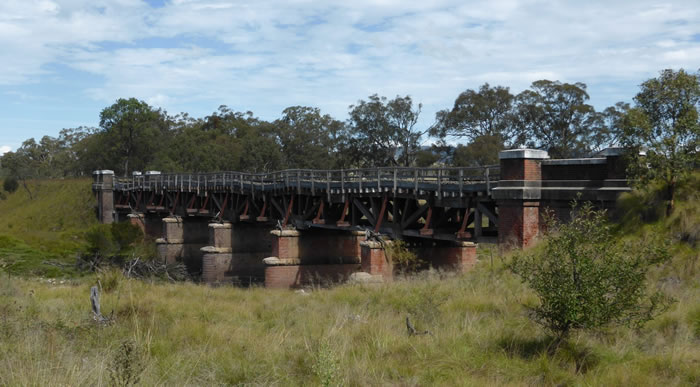 Sunnyside Railway Bridge, over the Tenterfield Creek, Tenterfield, New South Wales, Australia.