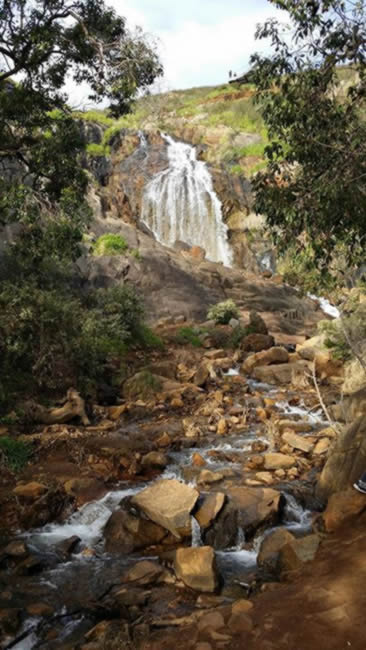 Lesmurdie Falls, part of the Mundy Regional Park, near Perth, Western Australia
