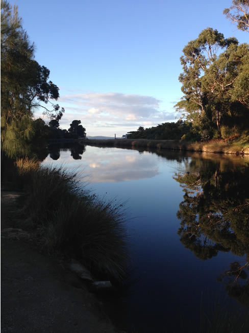 Reflections, at Lorne, Victoria, Australia.
