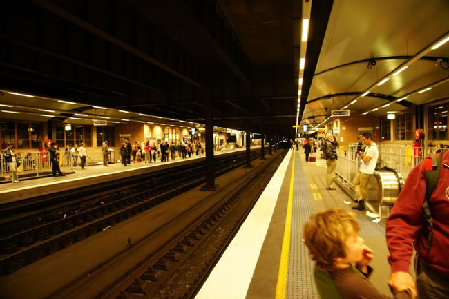 Circular Quay railway station, Sydney, New South Wales, Australia.