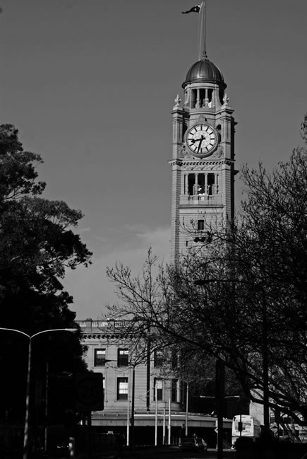 Clock tower, Sydney, New South Wales, Australia.
