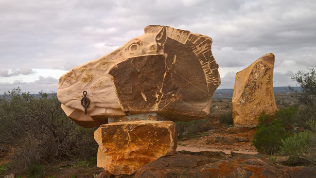 The Horse Sculpture, Broken Hill Sculptures, Living Desert, Broken Hill, New South Wales, Australia.