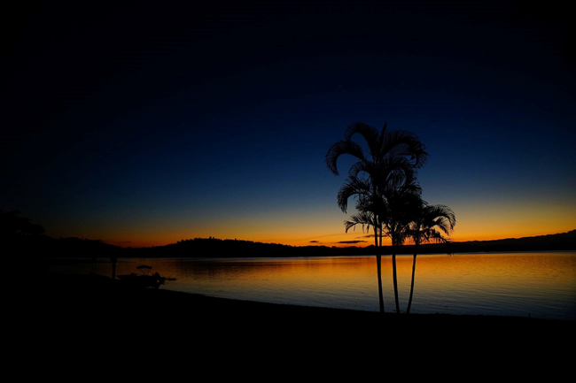 Peaceful serenity at Kinchant Dam, near Mackay, Queensland, Australia.