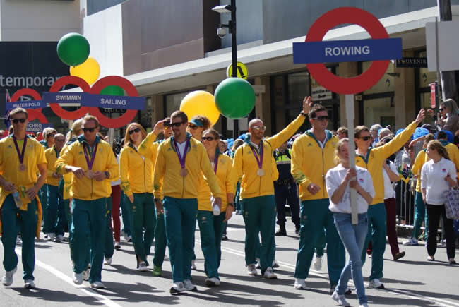Olympic parade, Sydney, New South Wales, Australia.