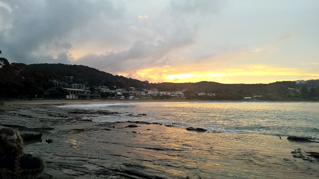 The beach, Loutit Bay, at Lorne, Victoria, Australia.