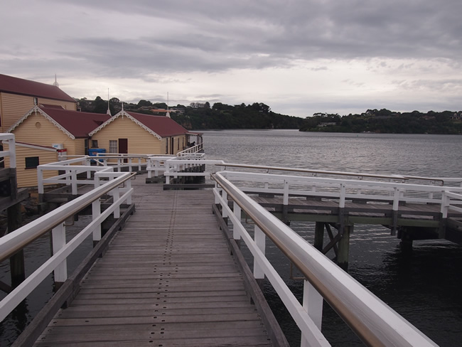 Proudfoots Restaurant / boathouse on the Hopkins River, Warrnambool, Victoria, Australia.