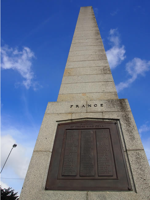 War memorial, in the main street of Terang, western Victoria, Australia.