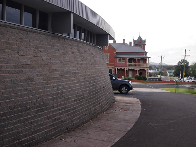 St Thomas Catholic Church and school in Terang, western Victoria, Australia.