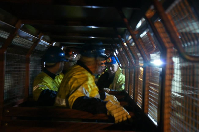 On the way to work, State Coal Mine, Wonthaggi, Victoria, Australia.