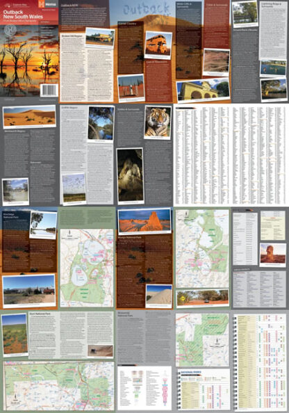 Hema map of outback New South Wales - details
