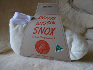 Aussie Snox lambswool pile foot warmers