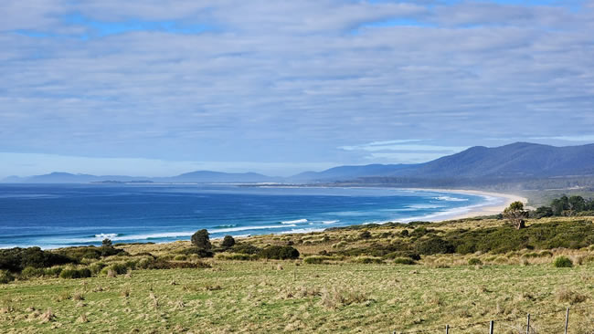 The scenery around Freycinet Bay on Tasmania's east coat is spectacular.