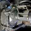 Toyota Landcruiser swivel housing without a boot protecting it.